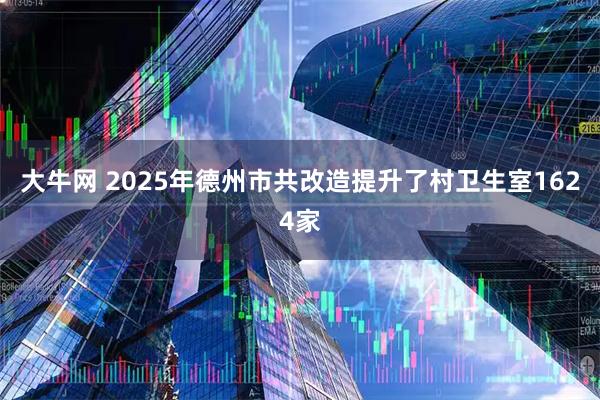 大牛网 2025年德州市共改造提升了村卫生室1624家